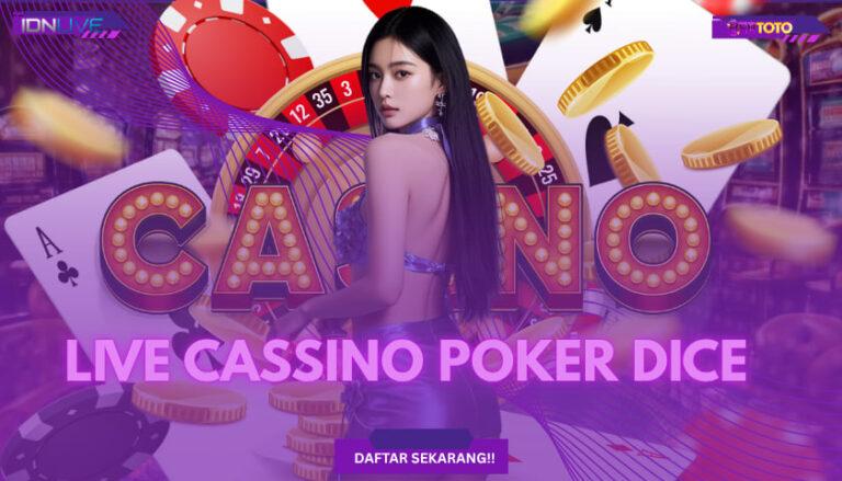 Menang Live Casino dengan Poker Dice – Daftar dan Main Sekarang